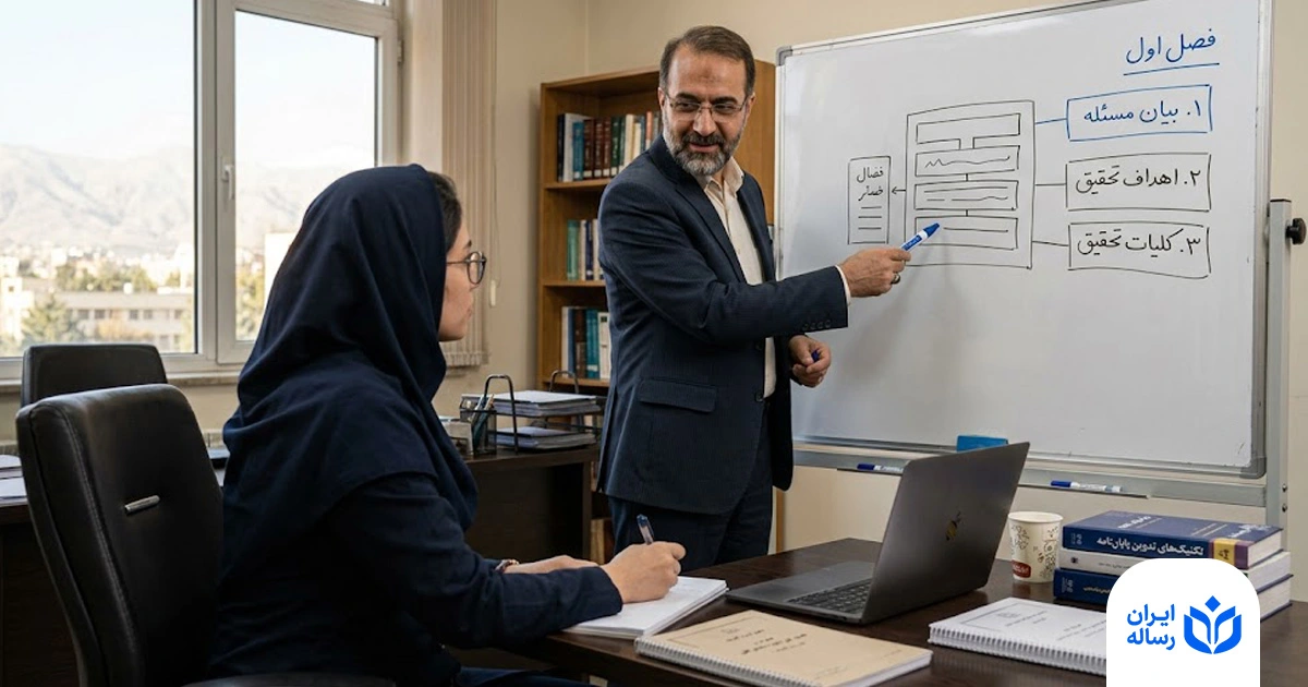 آموزش فصل اول پایان نامه (بیان مسئله، اهداف و کلیات تحقیق)